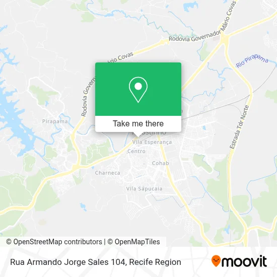 Rua Armando Jorge Sales 104 map