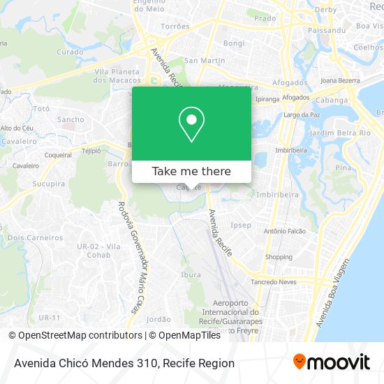 Avenida Chicó Mendes 310 map
