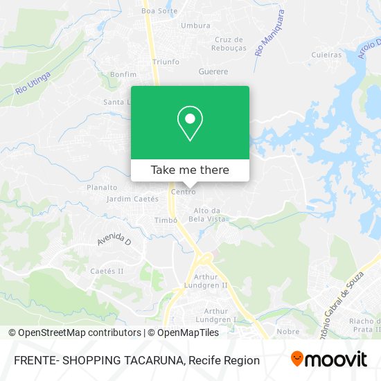 FRENTE- SHOPPING TACARUNA map