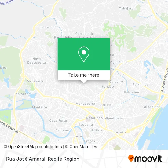 Rua José Amaral map