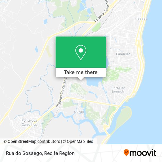 Rua do Sossego map