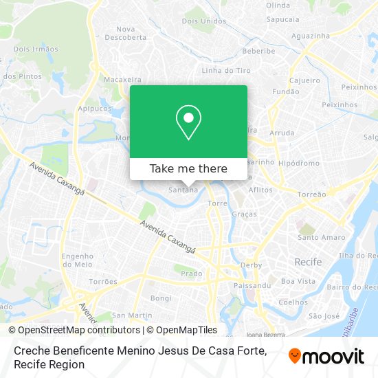 Creche Beneficente Menino Jesus De Casa Forte map