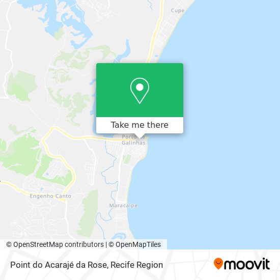 Point do Acarajé da Rose map