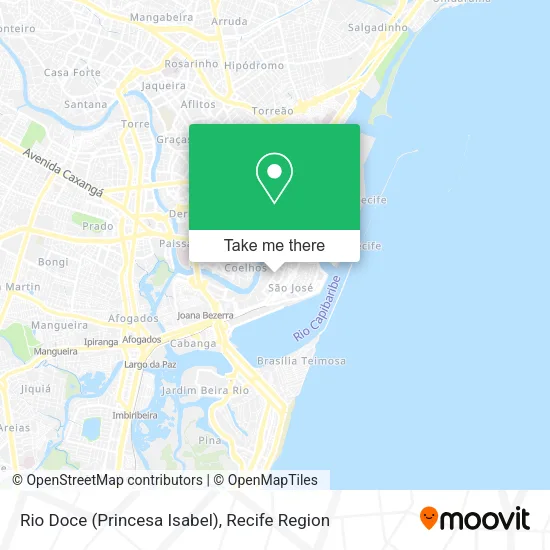 Rio Doce (Princesa Isabel) map