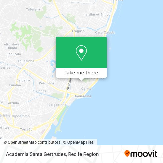 Academia Santa Gertrudes map