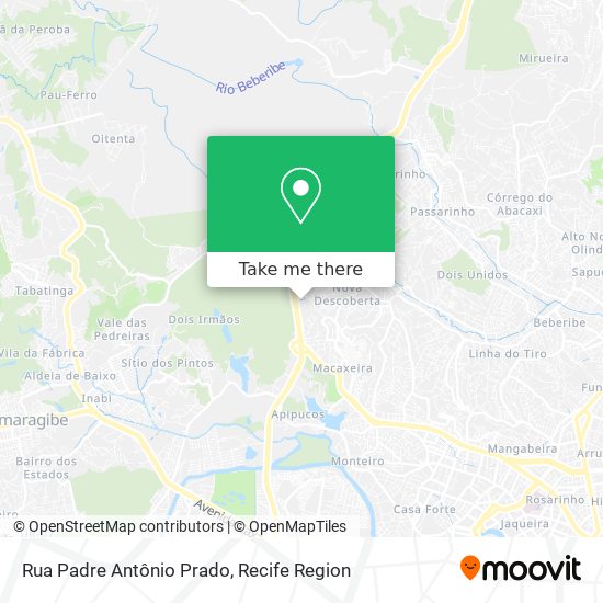 Rua Padre Antônio Prado map