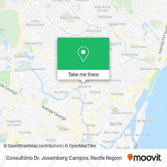 Consultório Dr. Josemberg Campos map