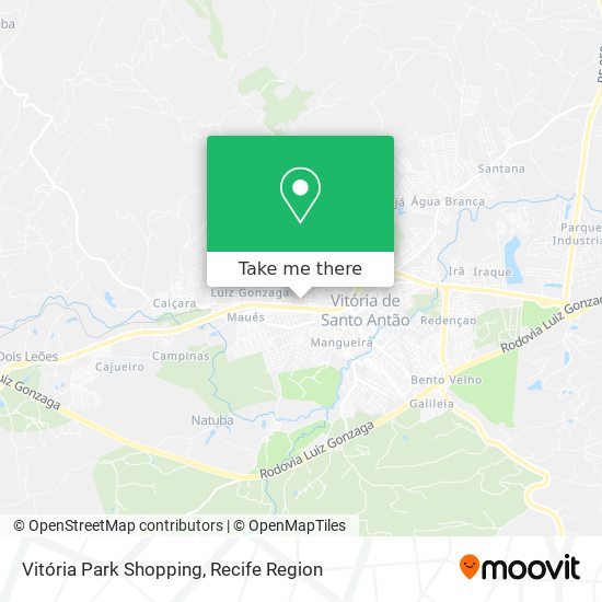 Vitória Park Shopping map