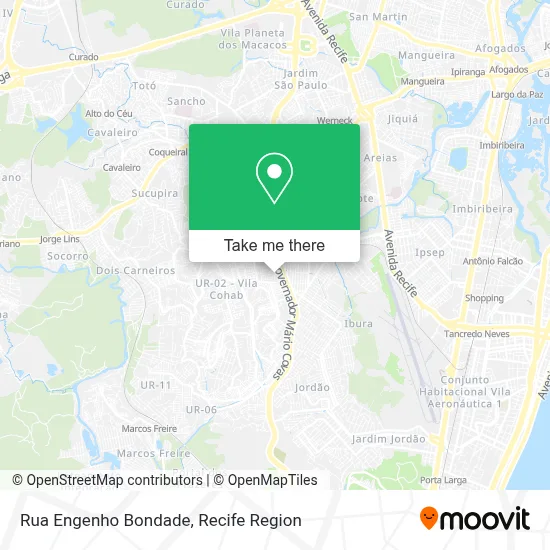 Rua Engenho Bondade map