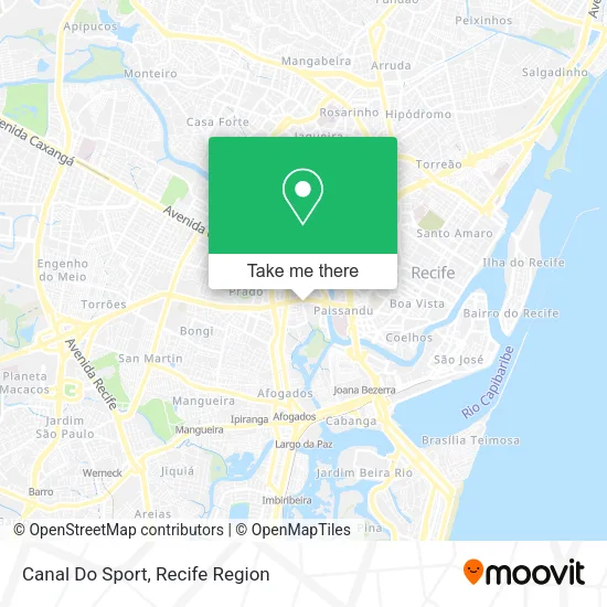 Canal Do Sport map