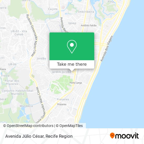 Avenida Júlio César map