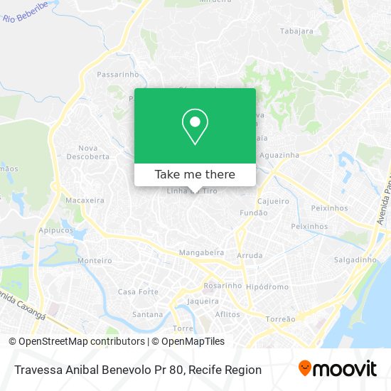 Travessa Anibal Benevolo Pr 80 map