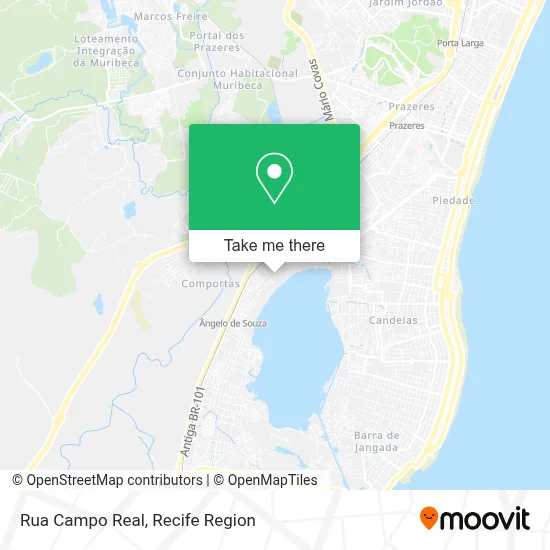 Rua Campo Real map