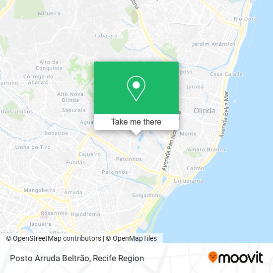Posto Arruda Beltrão map