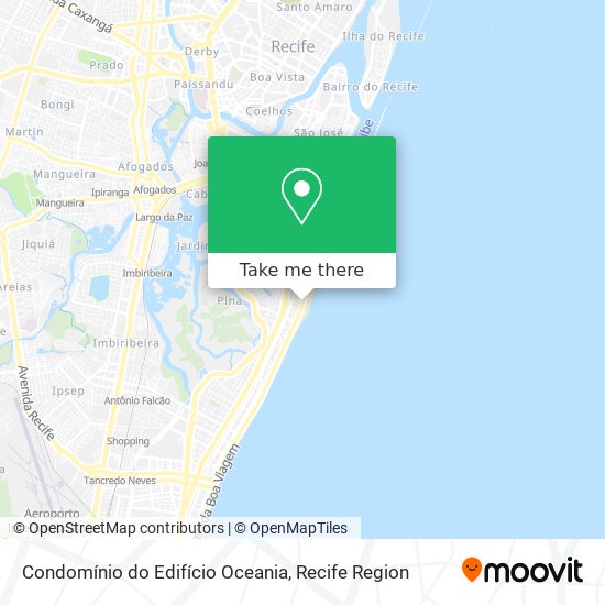 Condomínio do Edifício Oceania map