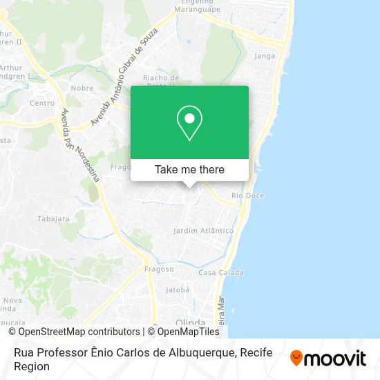 Rua Professor Ênio Carlos de Albuquerque map