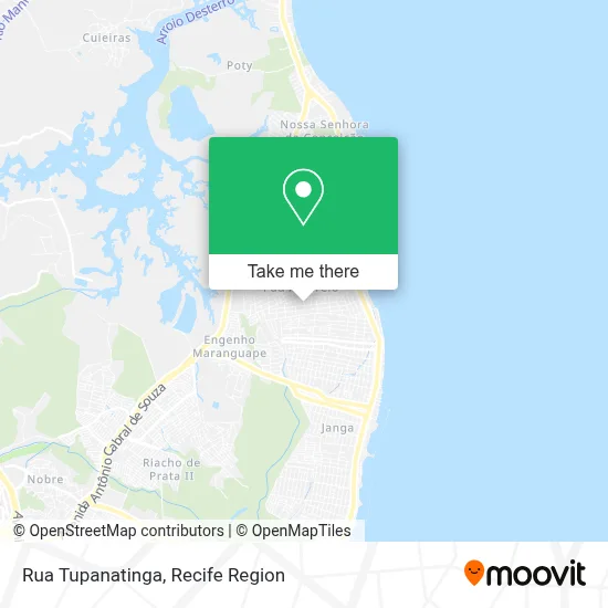 Rua Tupanatinga map