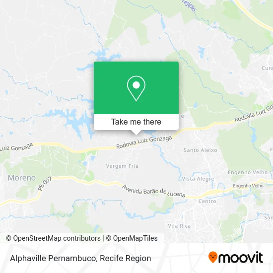 Alphaville Pernambuco map