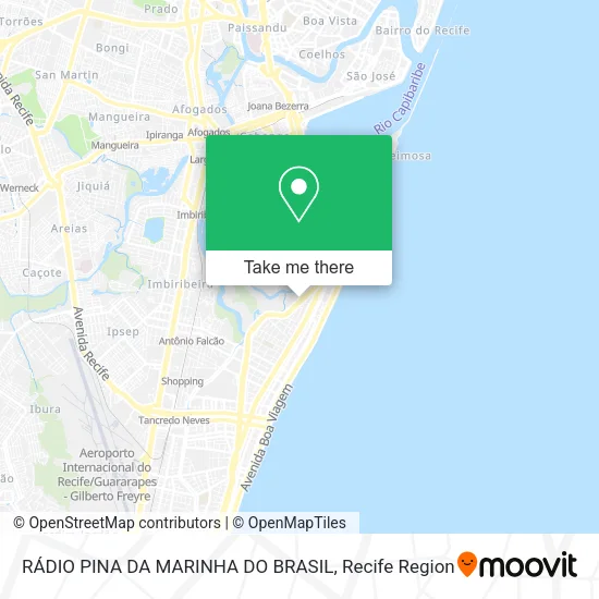 RÁDIO PINA DA MARINHA DO BRASIL map