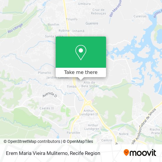 Erem Maria Vieira Muliterno map