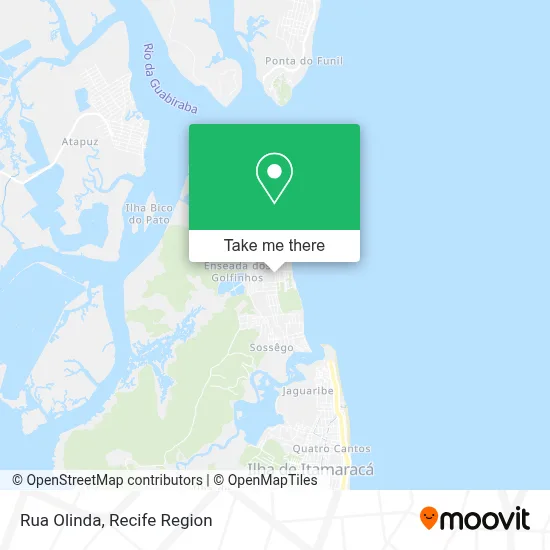Rua Olinda map