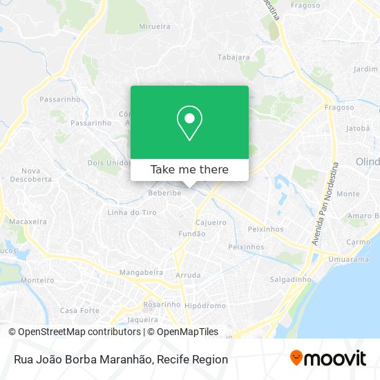 Rua João Borba Maranhão map