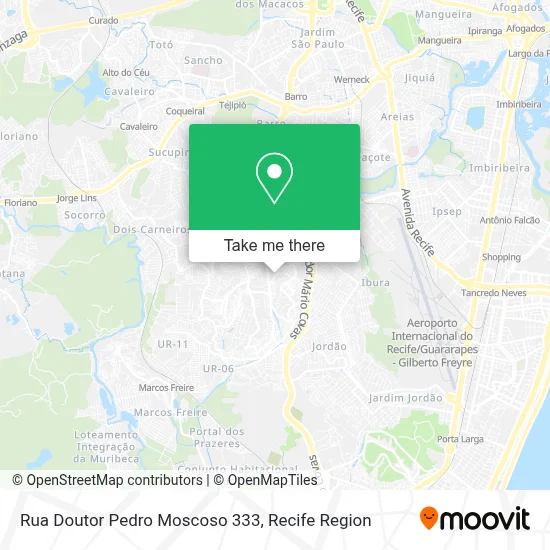 Rua Doutor Pedro Moscoso 333 map