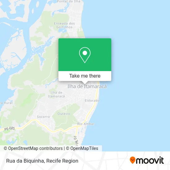 Rua da Biquinha map