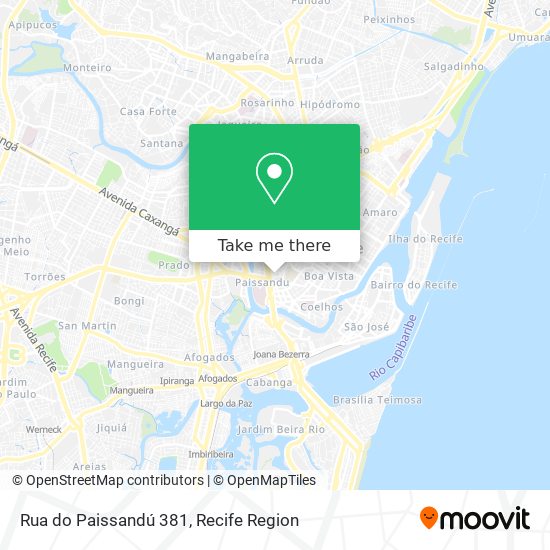 Mapa Rua do Paissandú 381
