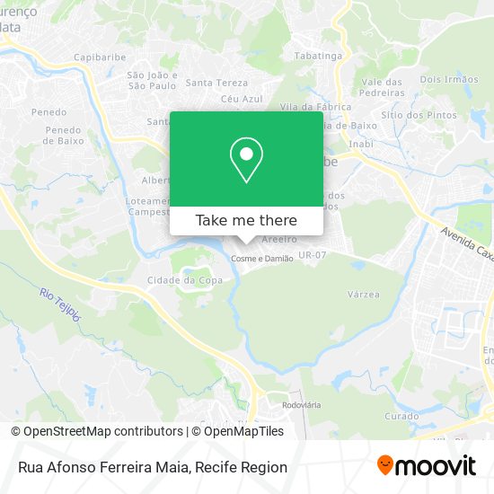 Rua Afonso Ferreira Maia map