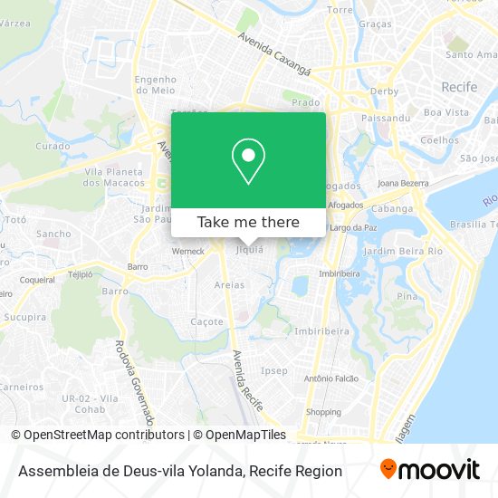 Assembleia de Deus-vila Yolanda map
