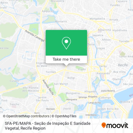 SFA-PE / MAPA - Seção de Inspeção E Sanidade Vegetal map