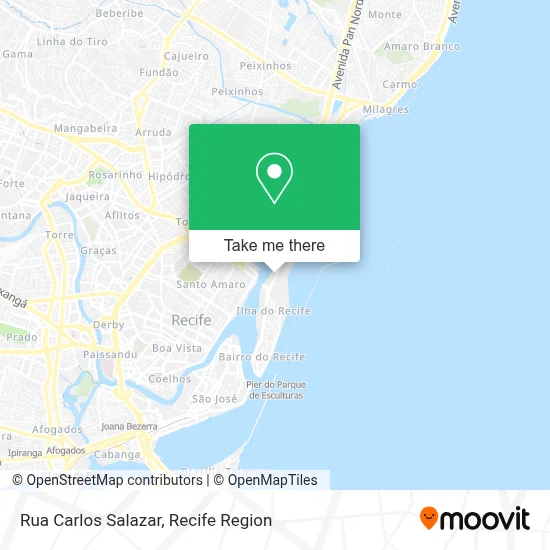 Rua Carlos Salazar map