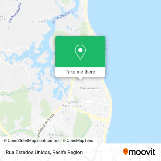 Rua Estados Unidos map