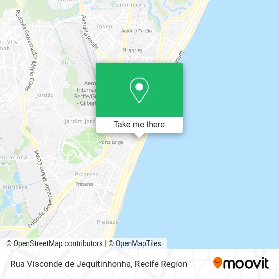 Rua Visconde de Jequitinhonha map