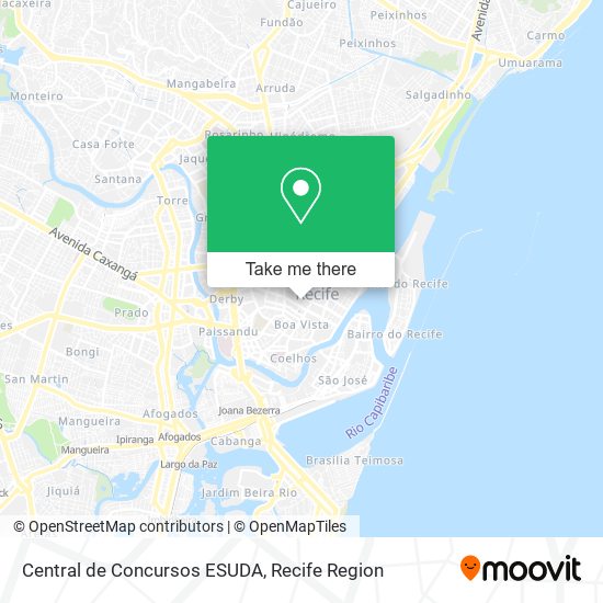 Central de Concursos ESUDA map