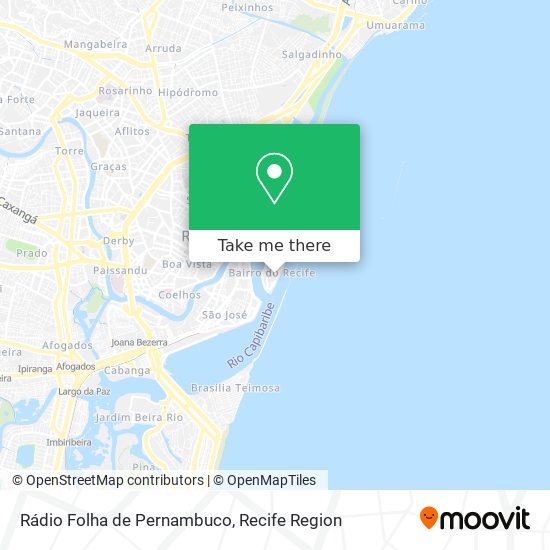 Rádio Folha de Pernambuco map