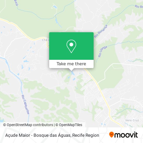 Açude Maior - Bosque das Águas map