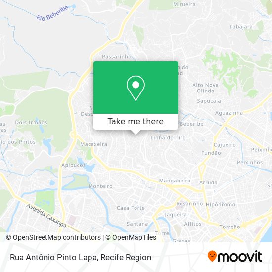 Rua Antônio Pinto Lapa map