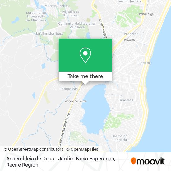 Assembleia de Deus - Jardim Nova Esperança map