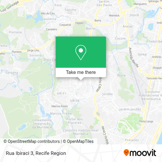 Rua Ibiraci 3 map