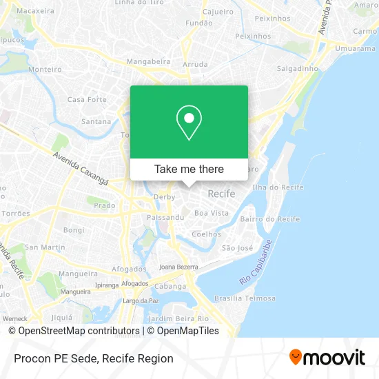 Procon PE Sede map