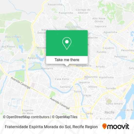 Fraternidade Espírita Morada do Sol map