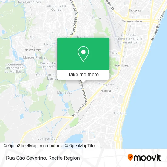 Rua São Severino map