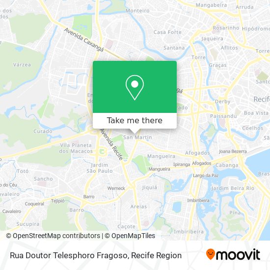 Rua Doutor Telesphoro Fragoso map