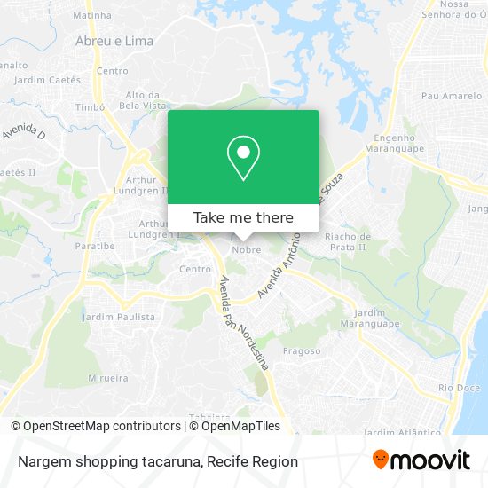 Nargem  shopping tacaruna map