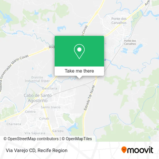 Via Varejo CD map