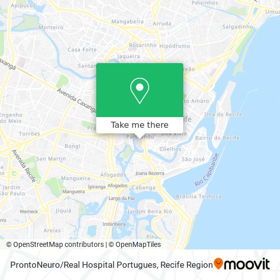 Mapa ProntoNeuro / Real Hospital Portugues