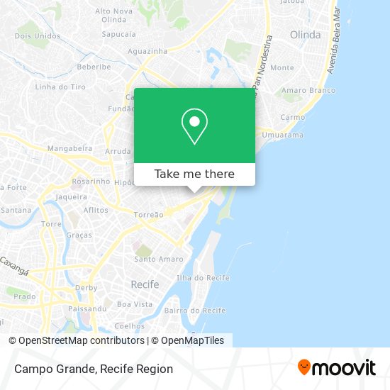 Mapa Campo Grande