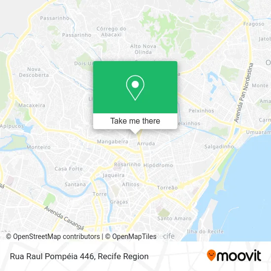 Rua Raul Pompéia 446 map